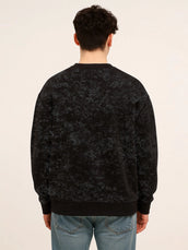 New Port Black Spray Sweatshirt