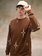 Brown Star Sweatshirt