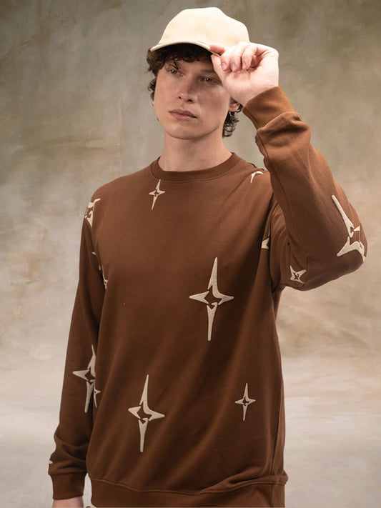 Brown Star Sweatshirt