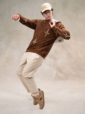 Brown Star Sweatshirt