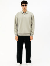 Biscuit full sleeve cozy cut zipper sweatshirt for men - view 4