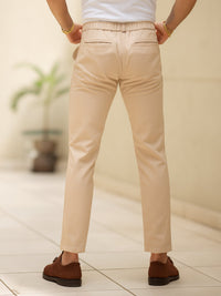 Amazon Stripe Beige Trouser