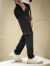 Amazon Stripe Black Trouser