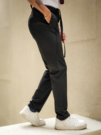 Amazon Stripe Black Trouser