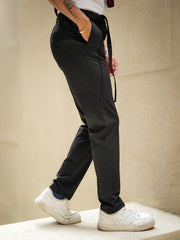 Amazon Stripe Black Trouser