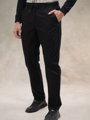 Cut & Sew Black Trouser