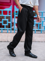 Ashton Belt Black Trouser