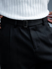 Korean Black Belted Trouser
