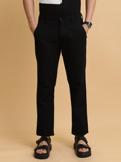 Italy Linen Black Trouser