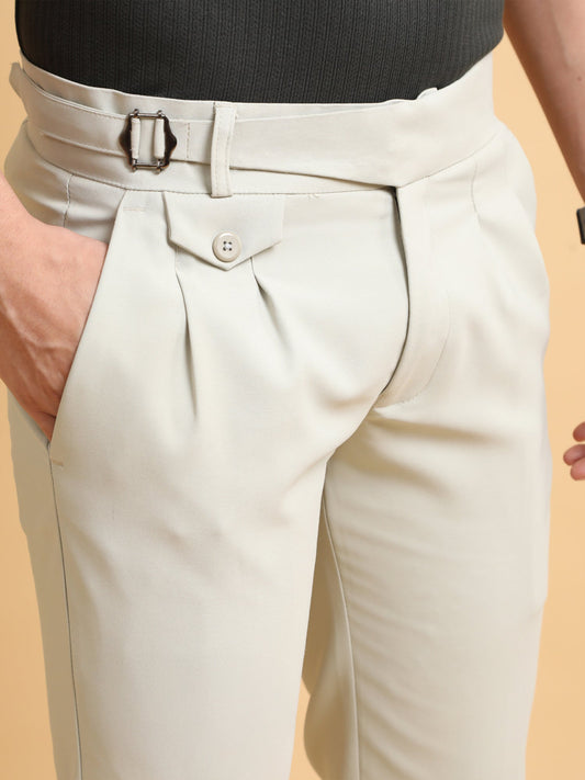 Cream Gurkha Trouser