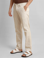 Italy Linen Cream Trouser