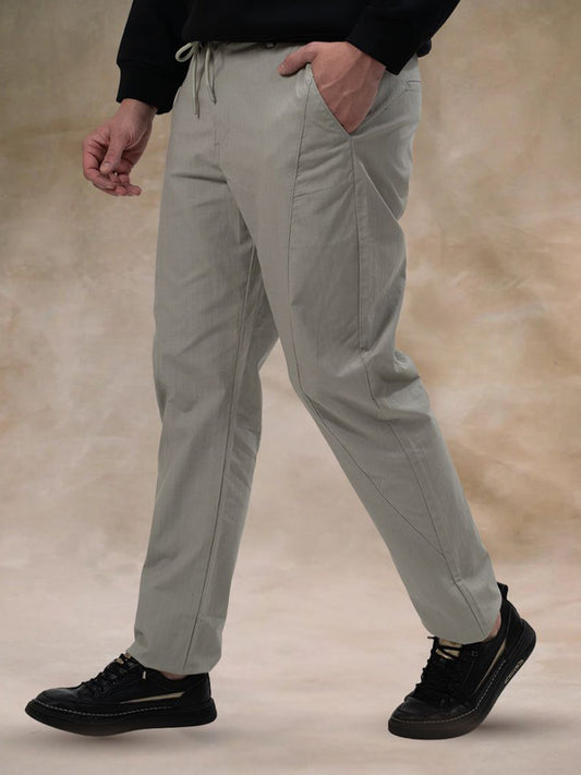 Cut & Sew Light Green Trouser