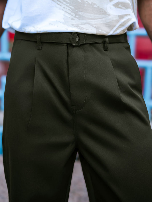Ashton Belt Green Trouser