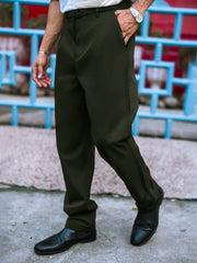 Ashton Belt Green Trouser