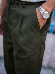Ashton Belt Green Trouser