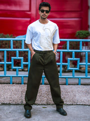 Ashton Belt Green Trouser