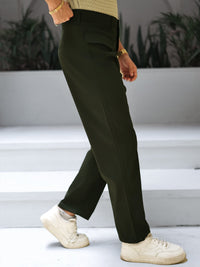 Ashton Button Green Trouser