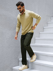 Ashton Button Green Trouser
