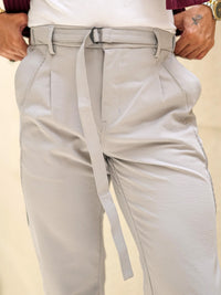 Amazon Stripe Grey Trouser