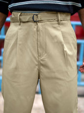 Ashton Belt Light Beige Trouser