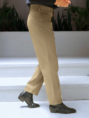 Ashton Button Light Beige Trouser