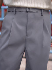Ashton Belt Light Grey Trouser