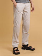 Italy Linen Light Grey Trouser