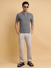Italy Linen Light Grey Trouser
