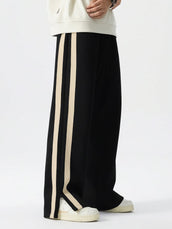 Baggy Black & Beige Dualtape Pants Combo Pack