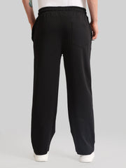 Canvas Baggy Fit Black Track Pant