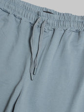 Canvas Baggy Fit Light Grey Track Pant