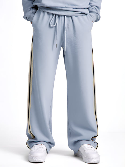 Light Grey Stripe X Baggy Fit Trackpant