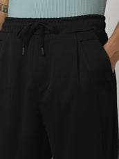Black Barrel Fit Pant