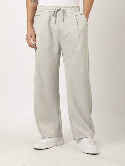 Silver Grey Balloon-Fit Pant