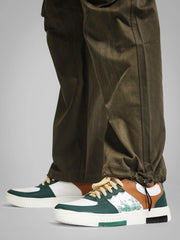 Drift AOP Green Baggy Fit Cargo
