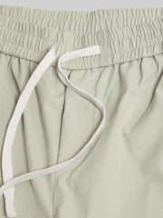 Embossed Flap Pocket Grey Cargo