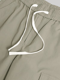 Embossed Flap Pocket Silver Sege Cargo