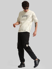 Black Cargo Pant with Side Patch Pocket
