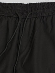 Black Cargo Pant with Side Patch Pocket