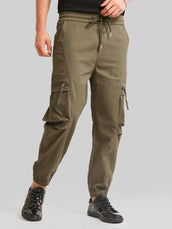 Green Cargo Pant with Side Patch Pocket