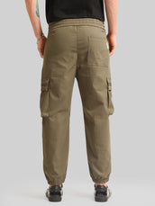 Green Cargo Pant with Side Patch Pocket