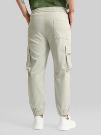 Grey Cargo Pant with Side Patch Pocket