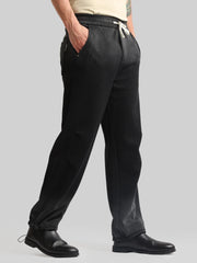 Black Ombre Print Baggy Fit TrackPant