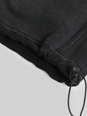 Black Ombre Print Baggy Fit TrackPant