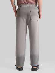 Grey Ombre Print Baggy Fit TrackPant