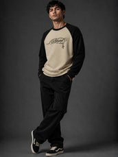 Blessed Biscuit Waffle Henley Full Sleeve T-Shirt