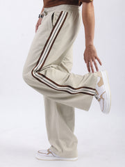 Melbourne Black Baggy Fit Trackpant