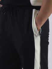 Toronto Black Baggy Fit Trackpant