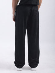 Toronto Black Baggy Fit Trackpant