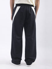 Madrid Curve Black Baggy Fit Trackpant